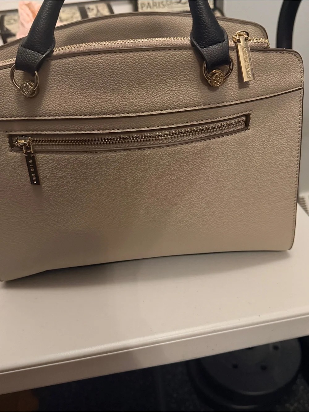 Anne Klein structured satchel